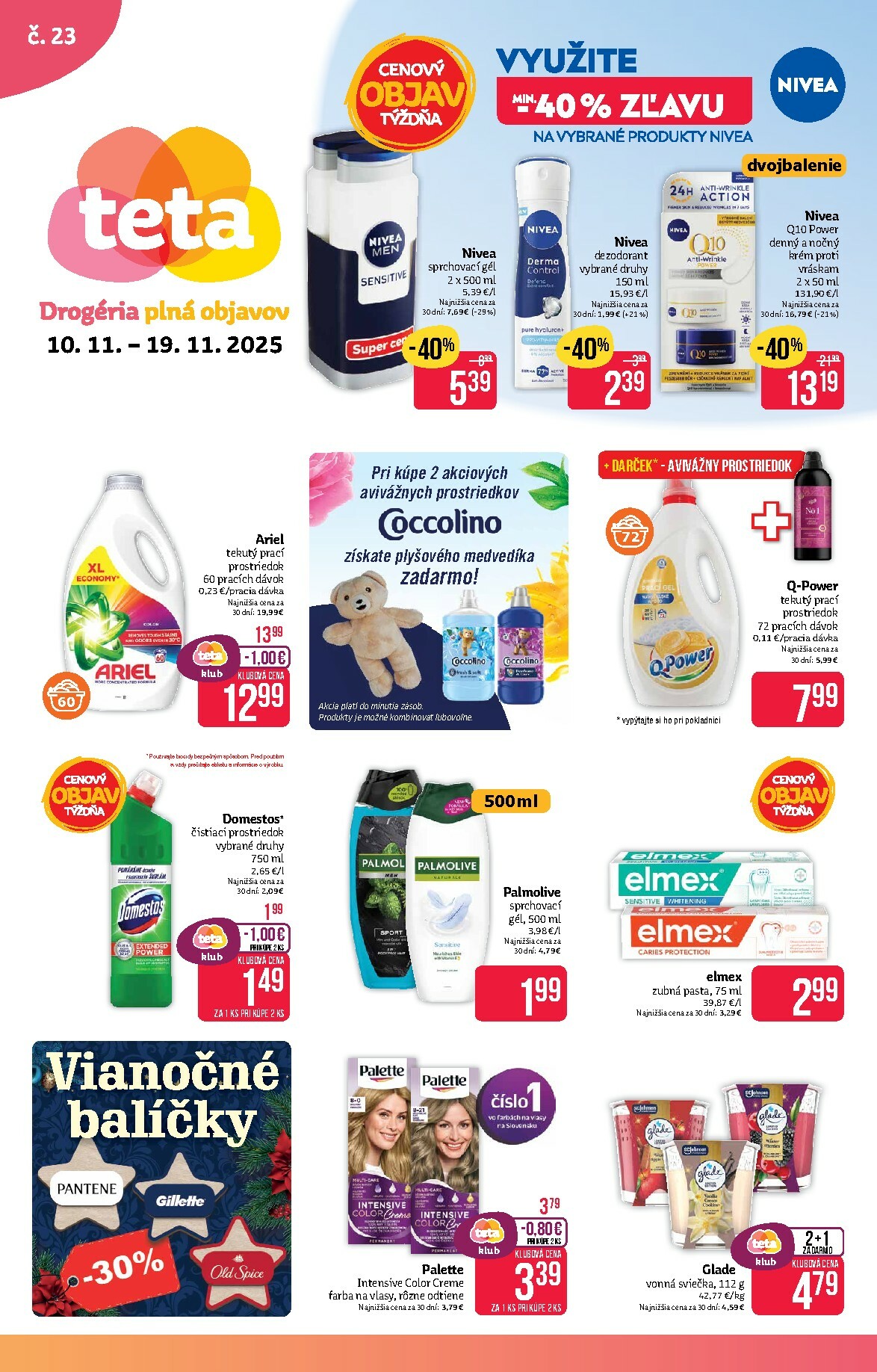 teta-drogerie - Leták Teta drogerie platný od 10.11. do 19.11.