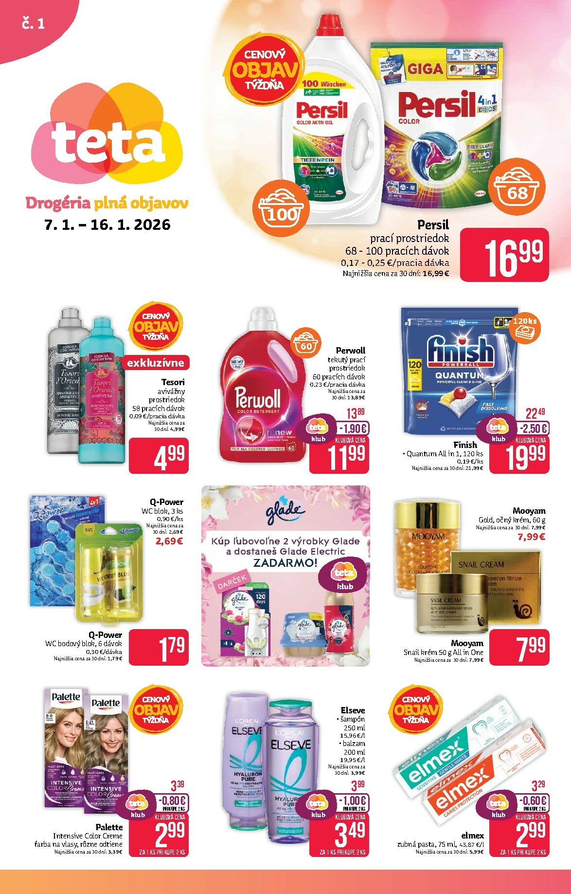 teta-drogerie - Leták Teta drogerie platný od 07.01. do 16.01.