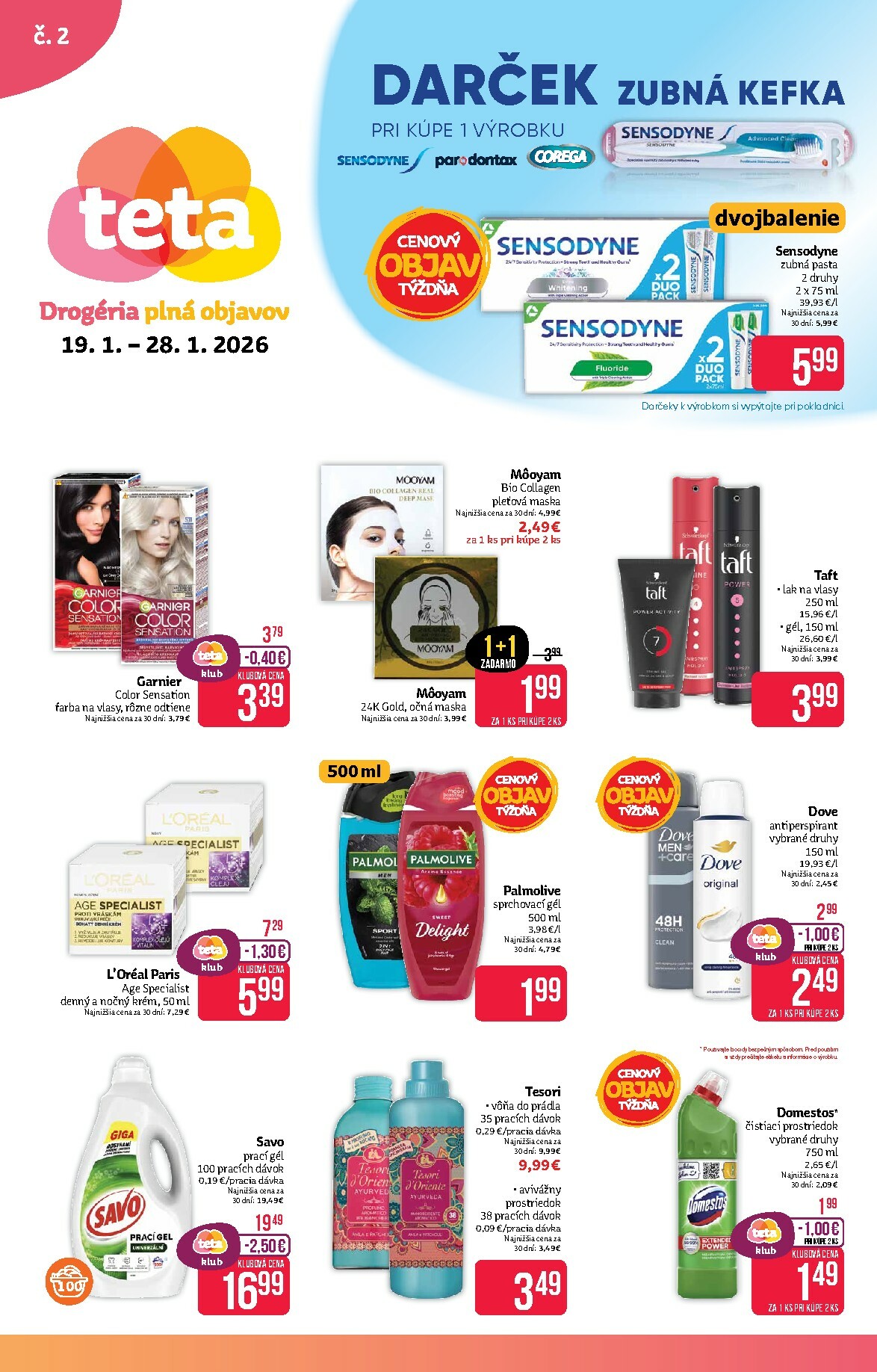 teta-drogerie - Leták Teta drogerie platný od 19.01. do 28.01.