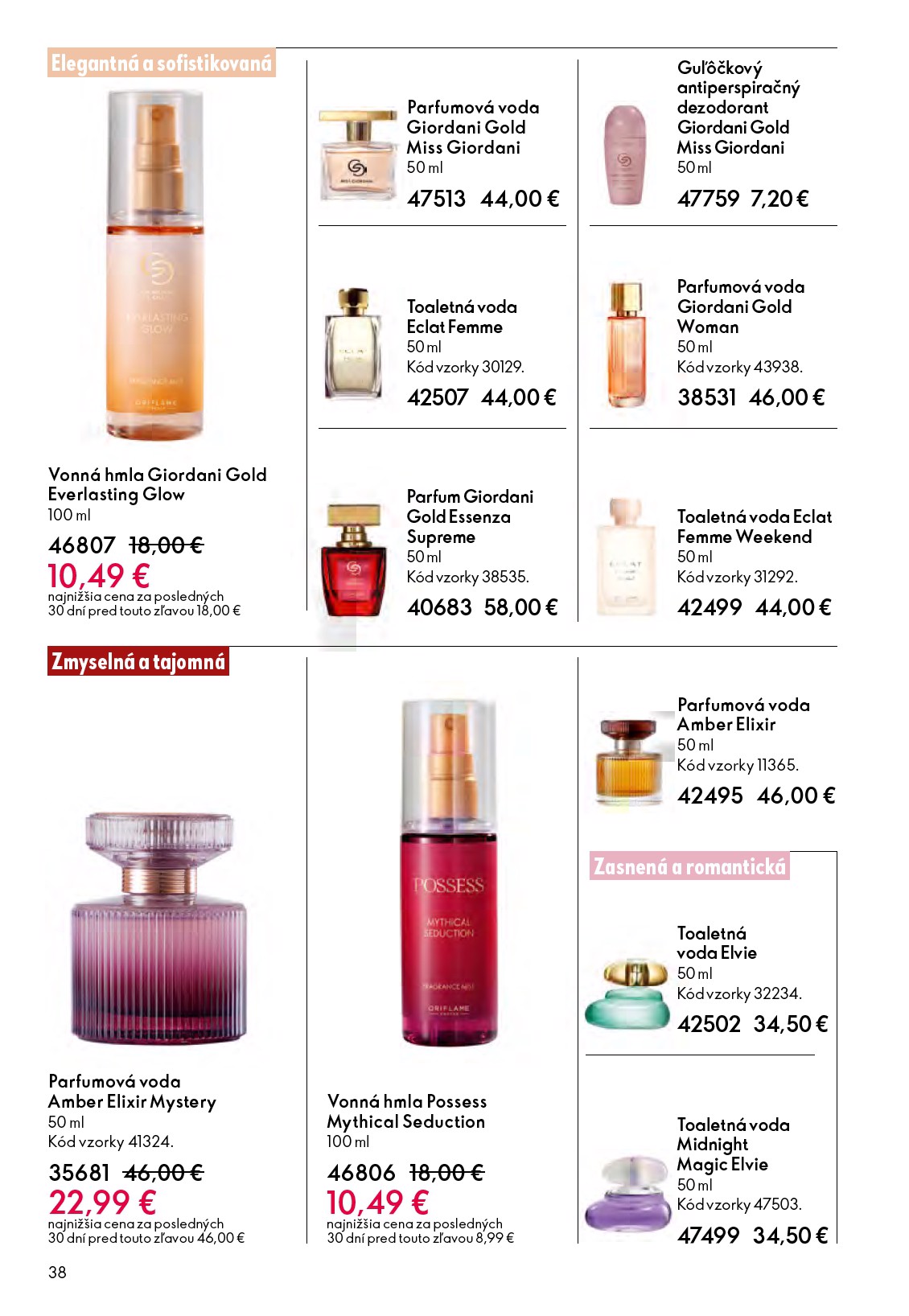 oriflame - Aktuálny ORIFLAME - eCatalogue | Oriflame Cosmetics leták od stredy, 27.05.2026 do utorka, 16.06.2026 - page: 38