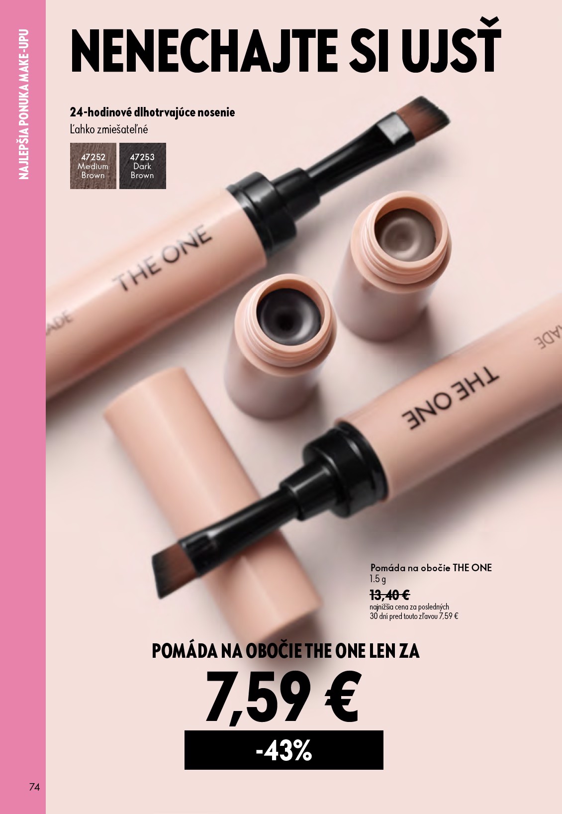 oriflame - Aktuálny ORIFLAME leták od stredy, 17.06.2026 do utorka, 07.07.2026 - page: 74