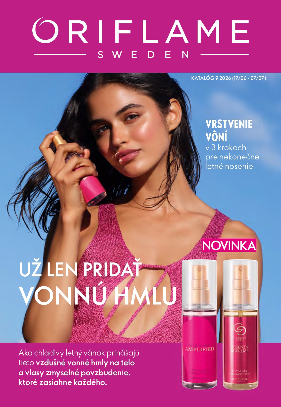 oriflame - Aktuálny ORIFLAME leták od stredy, 17.06.2026 do utorka, 07.07.2026 - page: 1