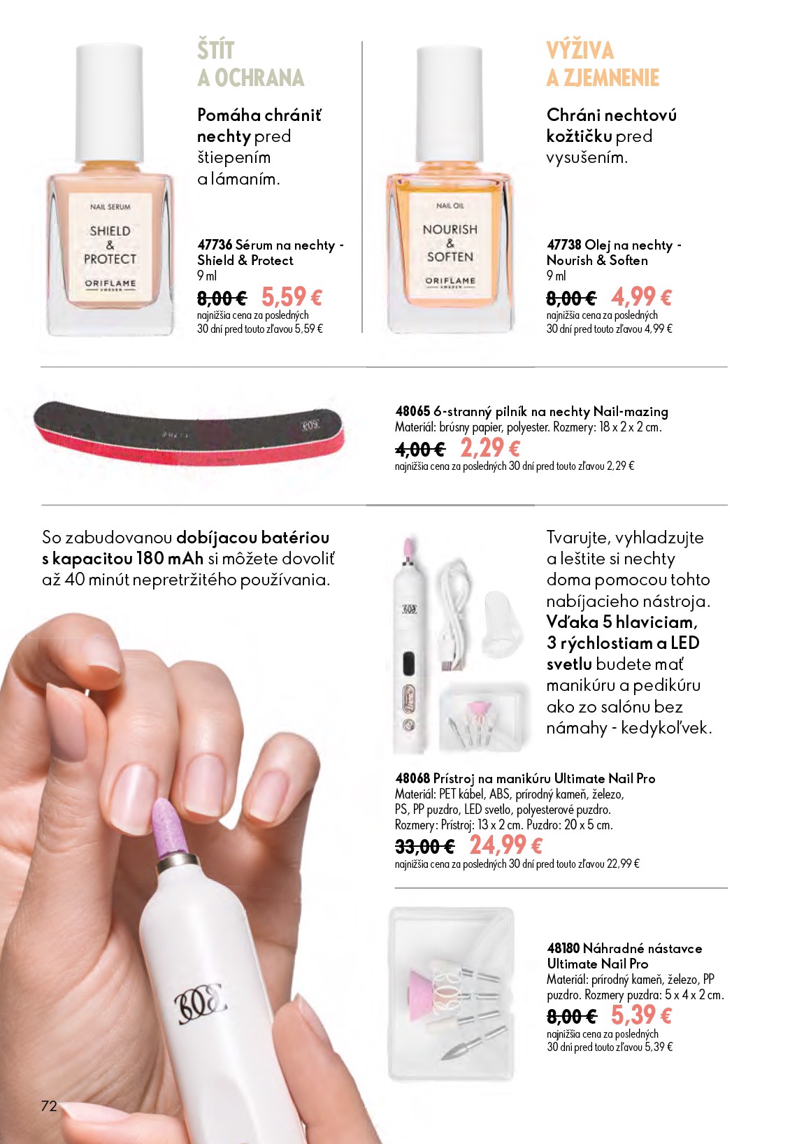 oriflame - Aktuálny ORIFLAME leták od stredy, 17.06.2026 do utorka, 07.07.2026 - page: 72