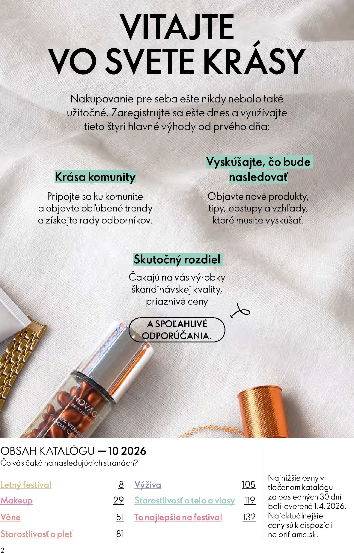 oriflame - Aktuálny ORIFLAME leták od stredy, 08.07.2026 do utorka, 28.07.2026 - page: 2