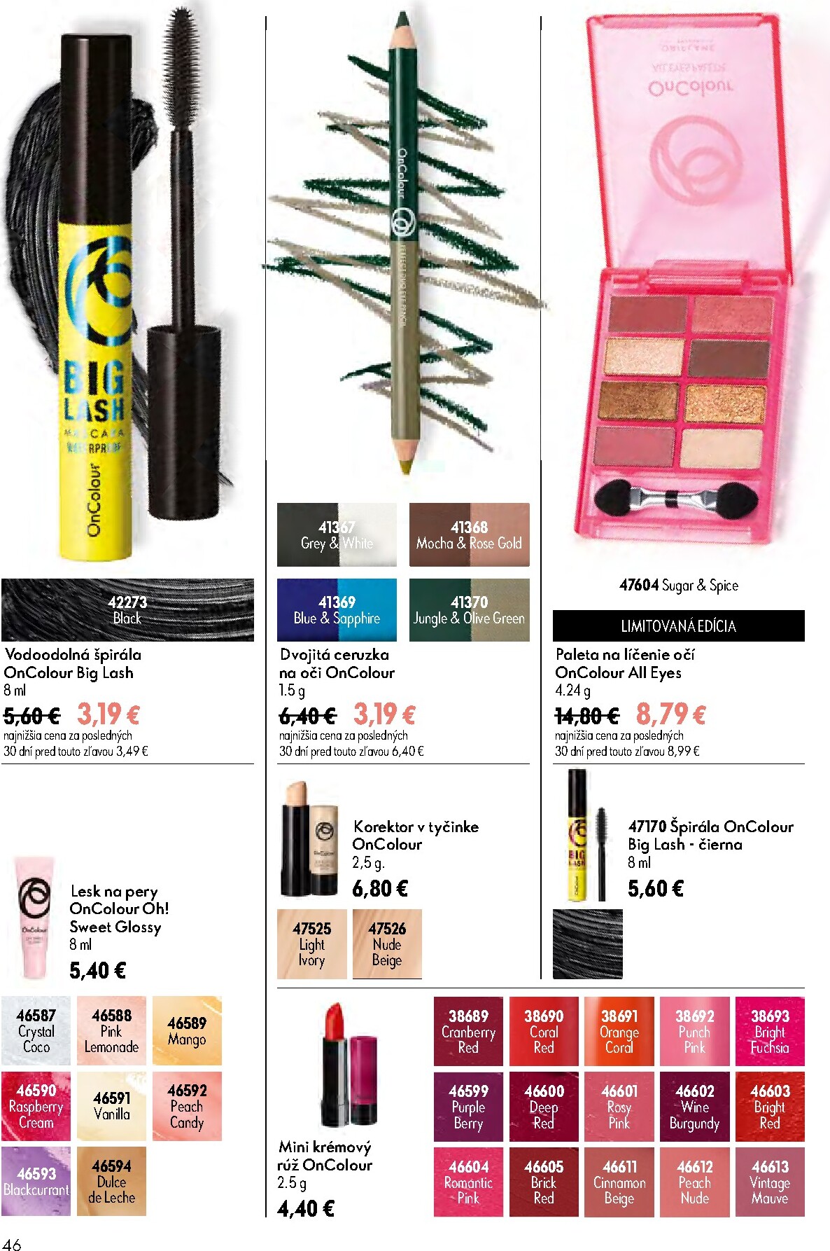 oriflame - Aktuálny ORIFLAME leták od stredy, 08.07.2026 do utorka, 28.07.2026 - page: 46