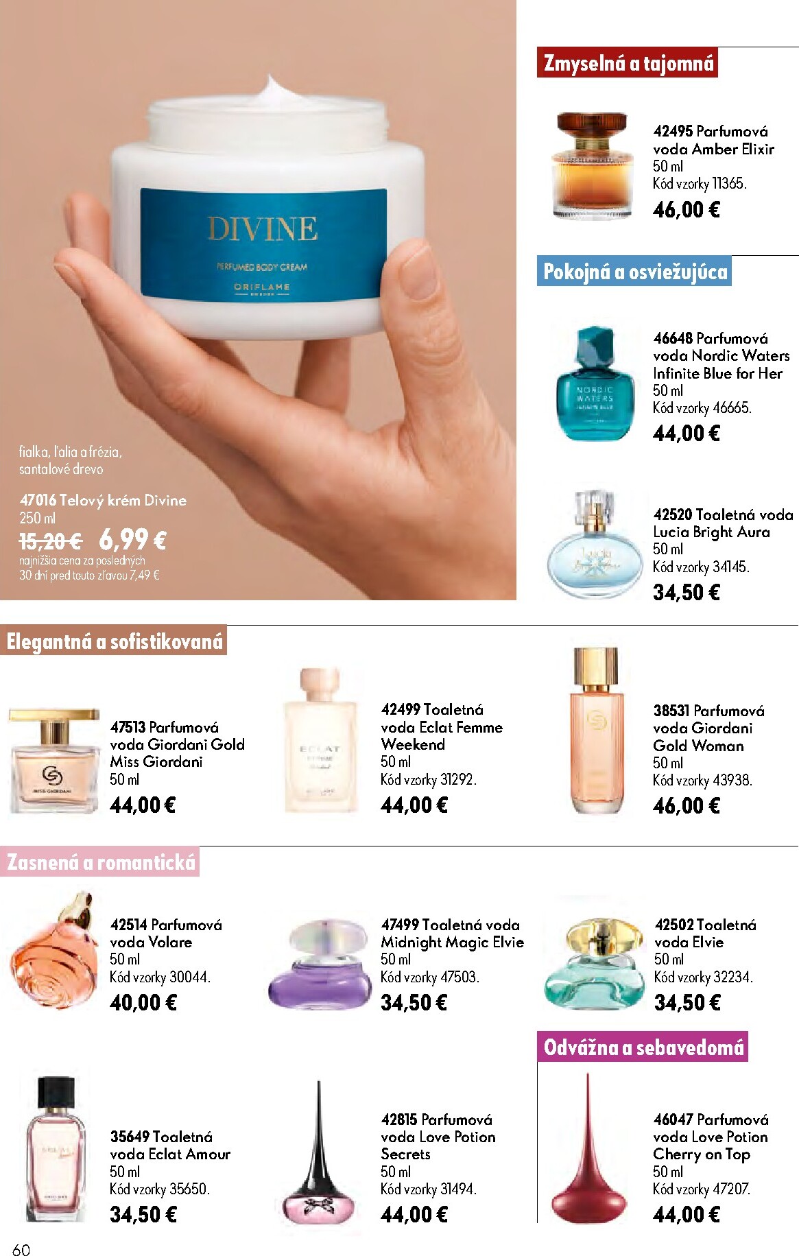 oriflame - Aktuálny ORIFLAME leták od stredy, 08.07.2026 do utorka, 28.07.2026 - page: 60