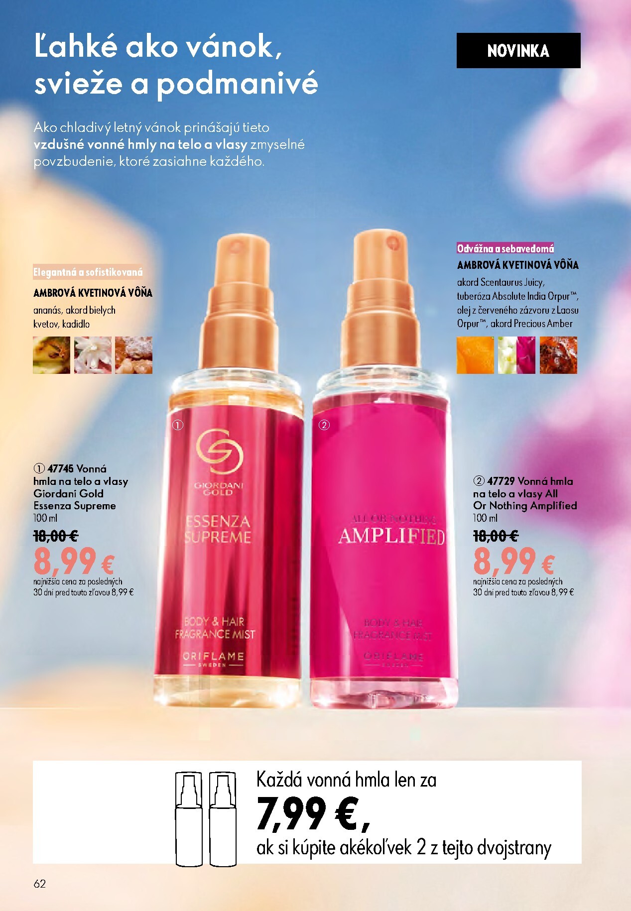 oriflame - Aktuálny ORIFLAME leták od stredy, 08.07.2026 do utorka, 28.07.2026 - page: 62