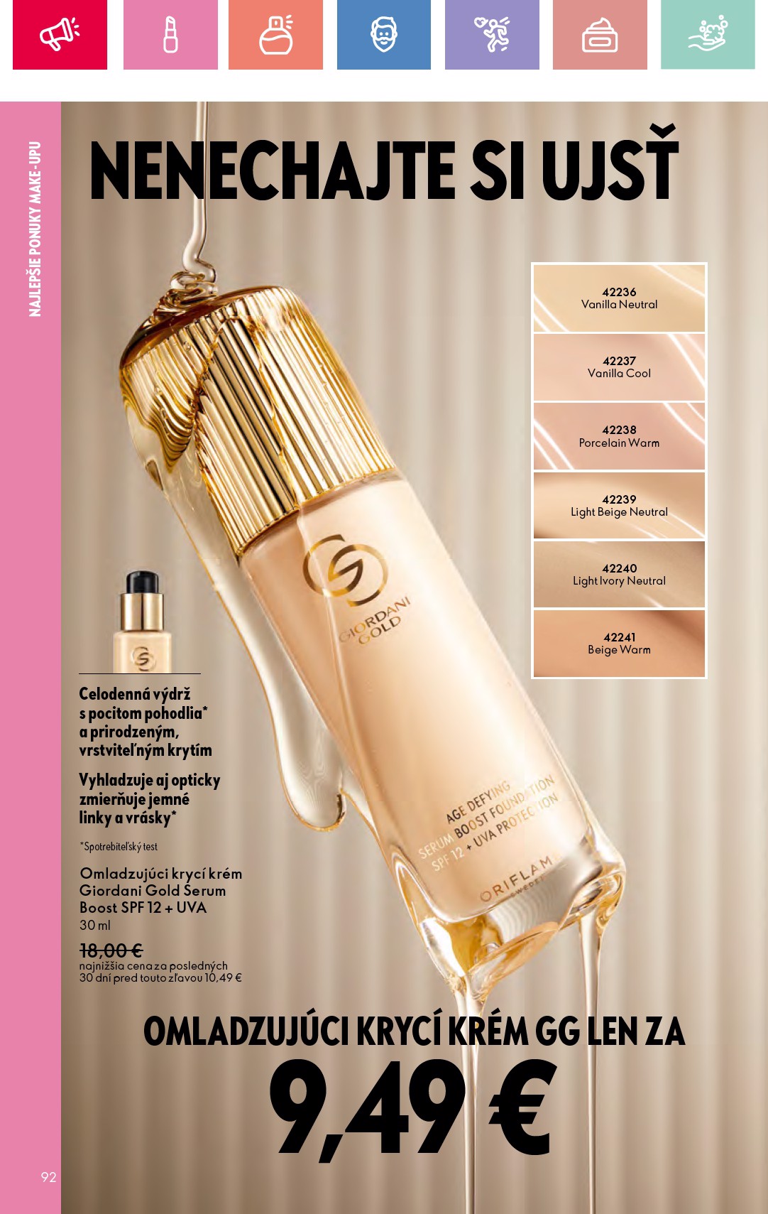 oriflame - Leták ORIFLAME platný od 27.07. do 16.08. - page: 92 oriflame - Leták ORIFLAME platný od 27.07. do 16.08. - page: 92