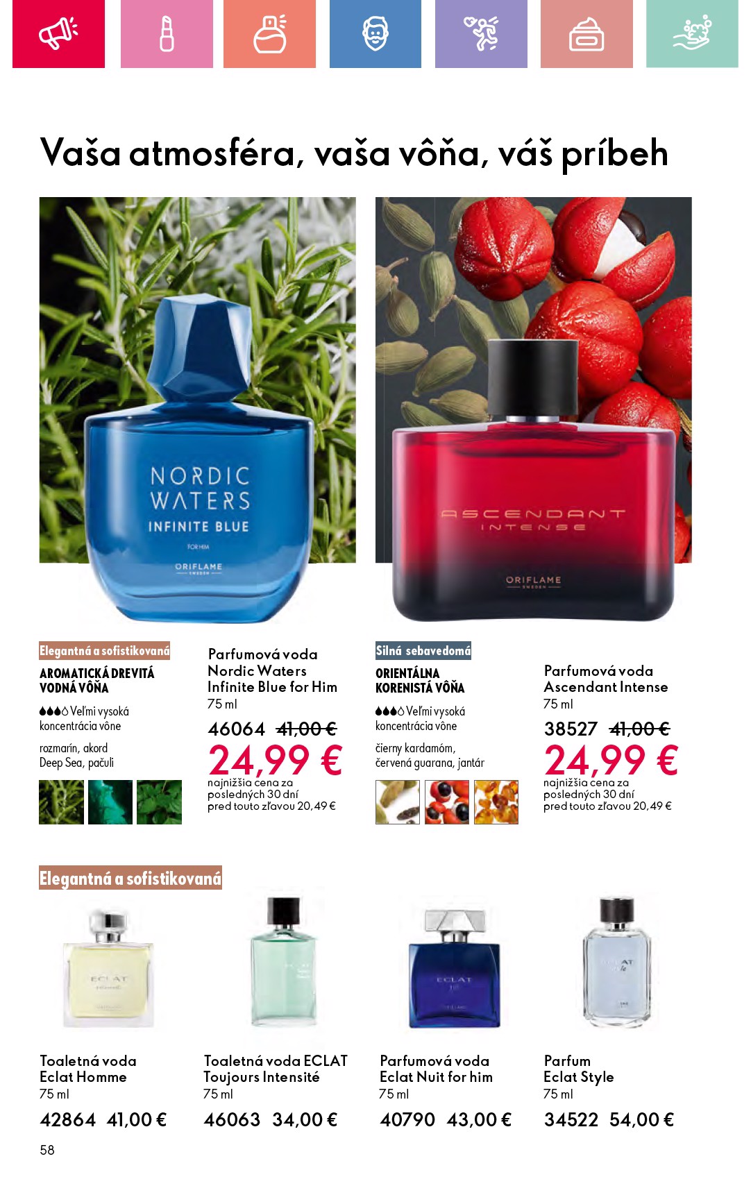 oriflame - Leták ORIFLAME platný od 27.07. do 16.08. - page: 58 oriflame - Leták ORIFLAME platný od 27.07. do 16.08. - page: 58