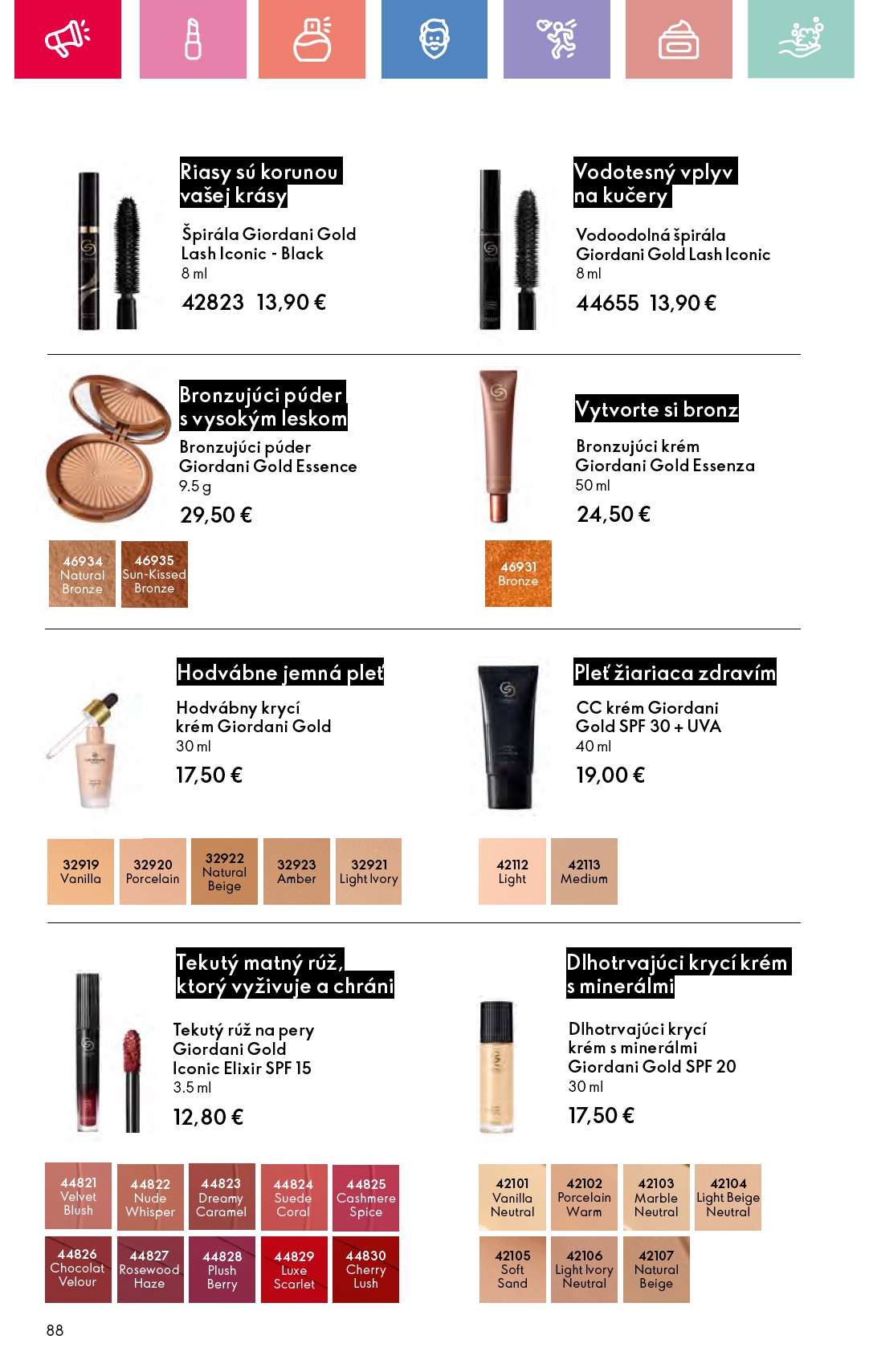 oriflame - Leták ORIFLAME platný od 27.07. do 16.08. - page: 88 oriflame - Leták ORIFLAME platný od 27.07. do 16.08. - page: 88