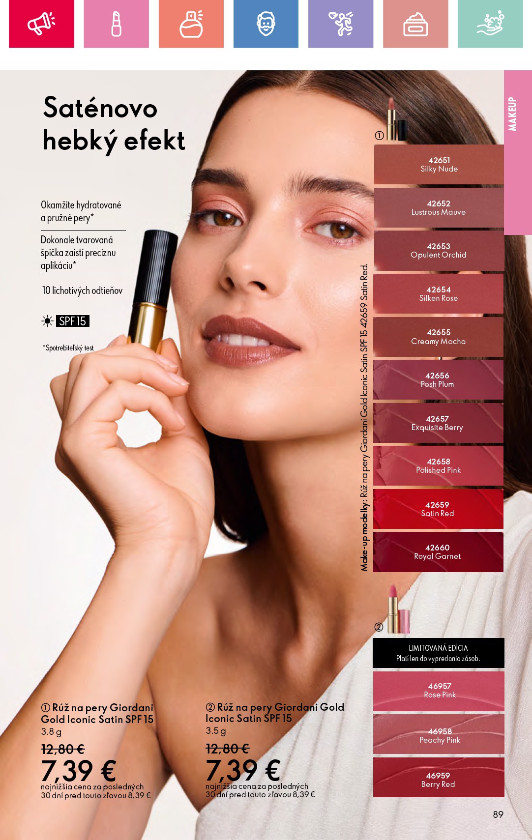 oriflame - Leták ORIFLAME platný od 27.07. do 16.08. - page: 89 oriflame - Leták ORIFLAME platný od 27.07. do 16.08. - page: 89