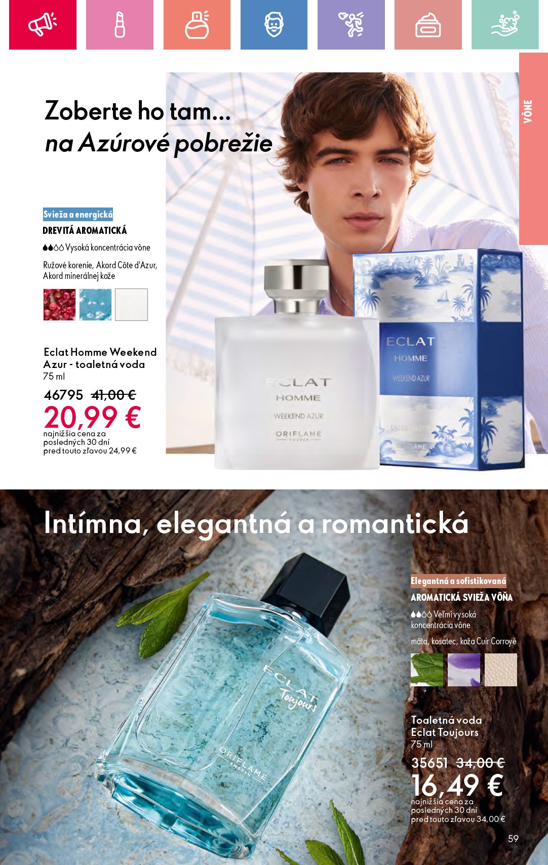 oriflame - Leták ORIFLAME platný od 27.07. do 16.08. - page: 59 oriflame - Leták ORIFLAME platný od 27.07. do 16.08. - page: 59