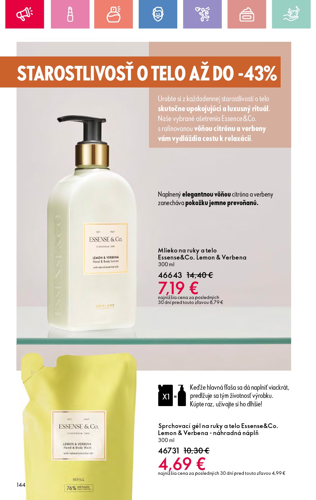 oriflame - Leták ORIFLAME platný od 17.08. do 06.09. - page: 144