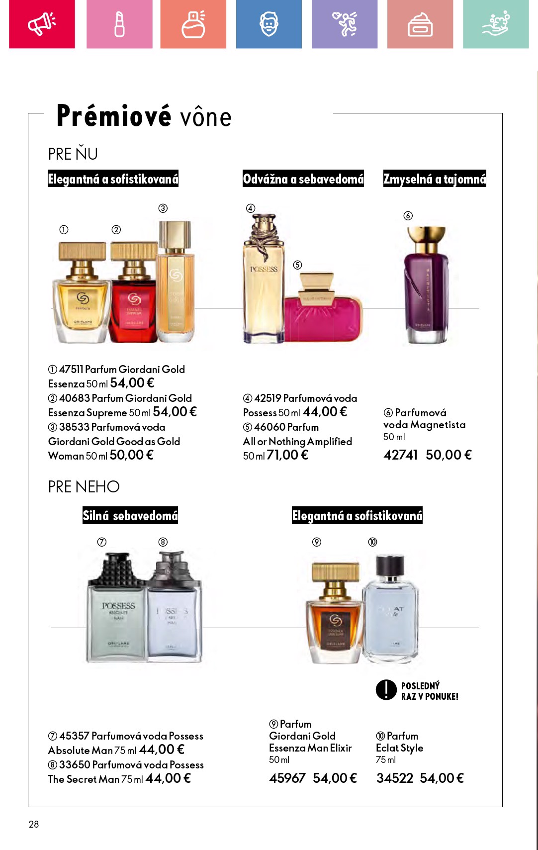 oriflame - Leták ORIFLAME platný od 17.08. do 06.09. - page: 28