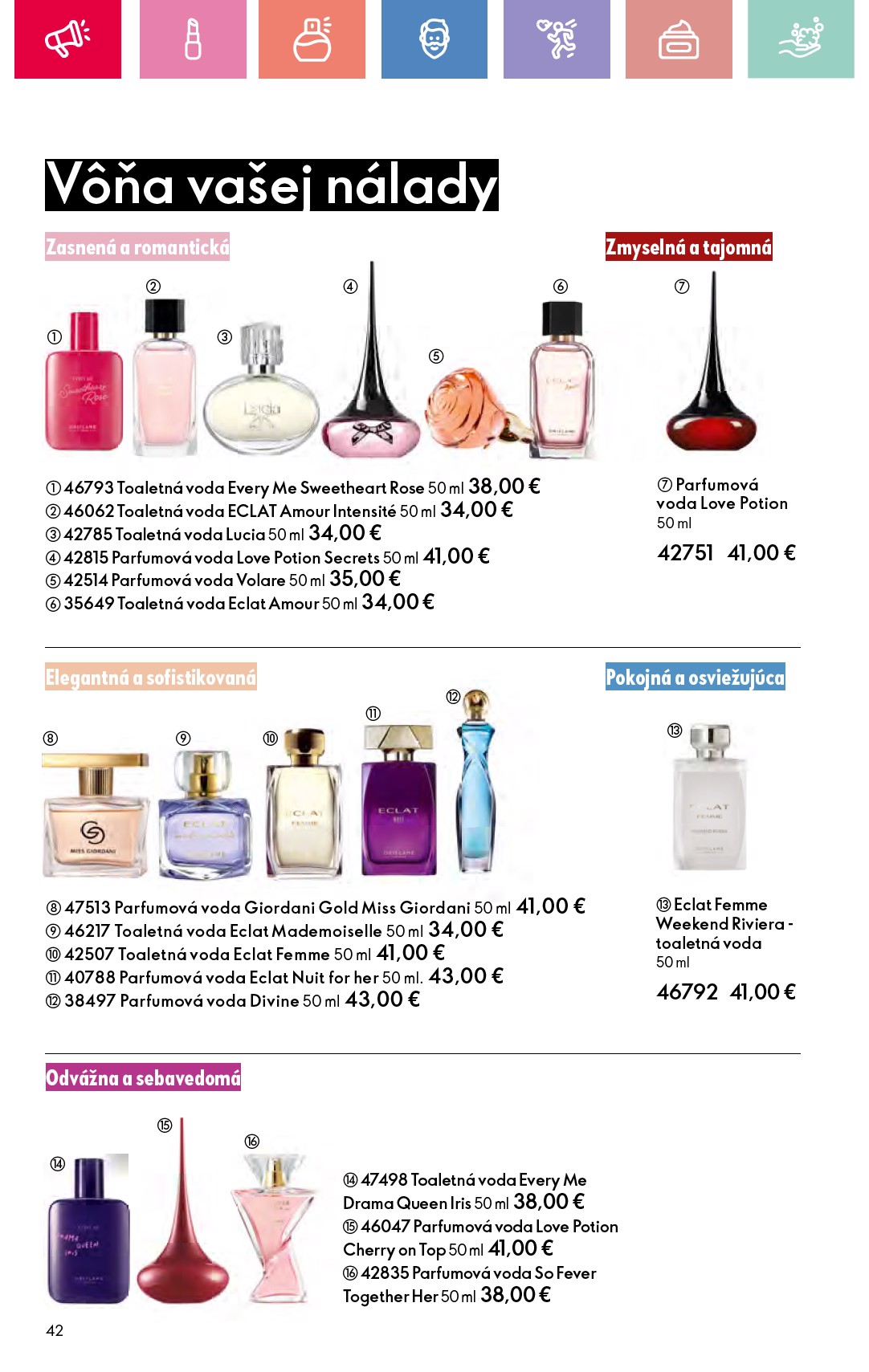 oriflame - Leták ORIFLAME platný od 17.08. do 06.09. - page: 42