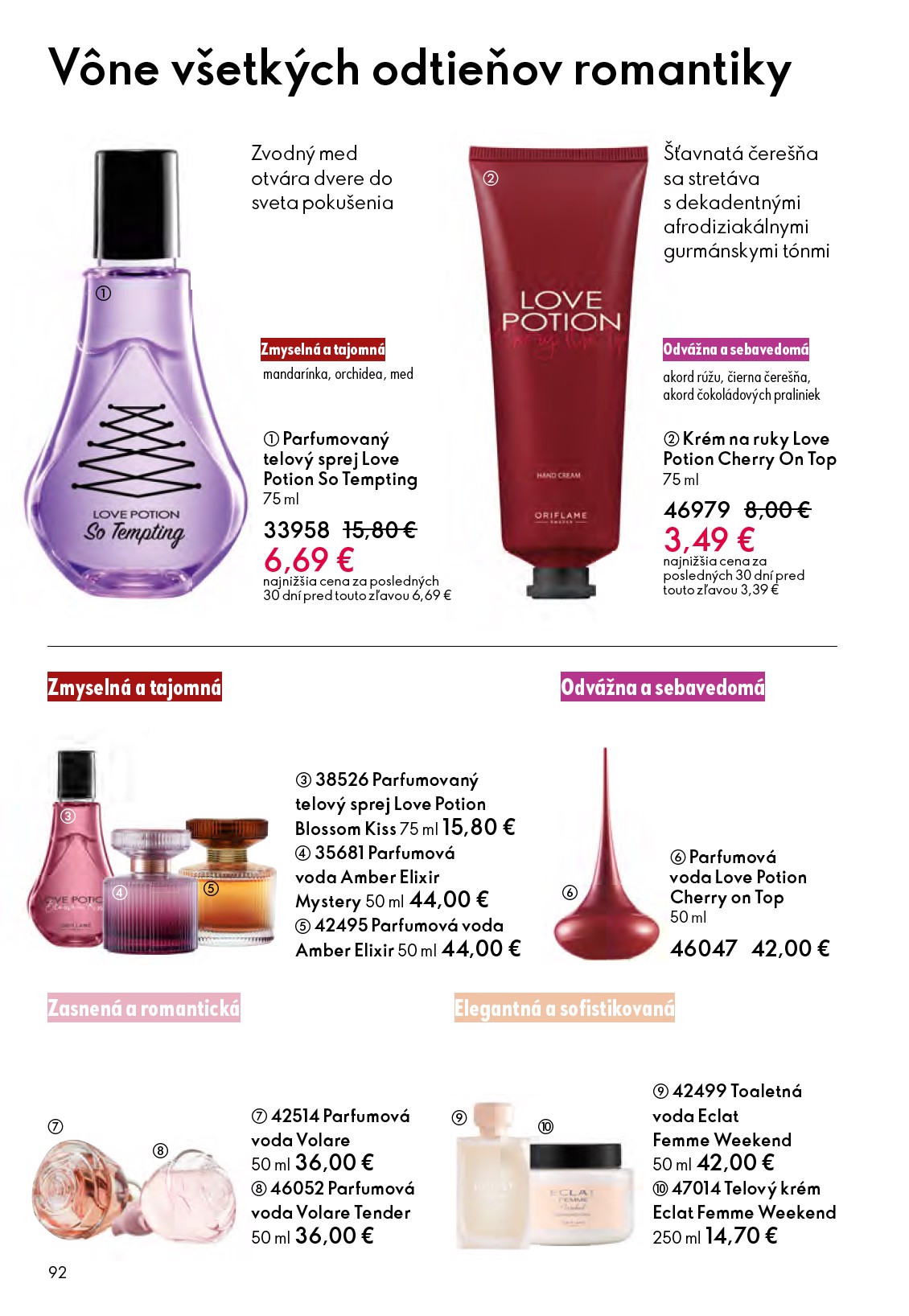 oriflame - Leták ORIFLAME platný od 07.09. do 30.09. - page: 92