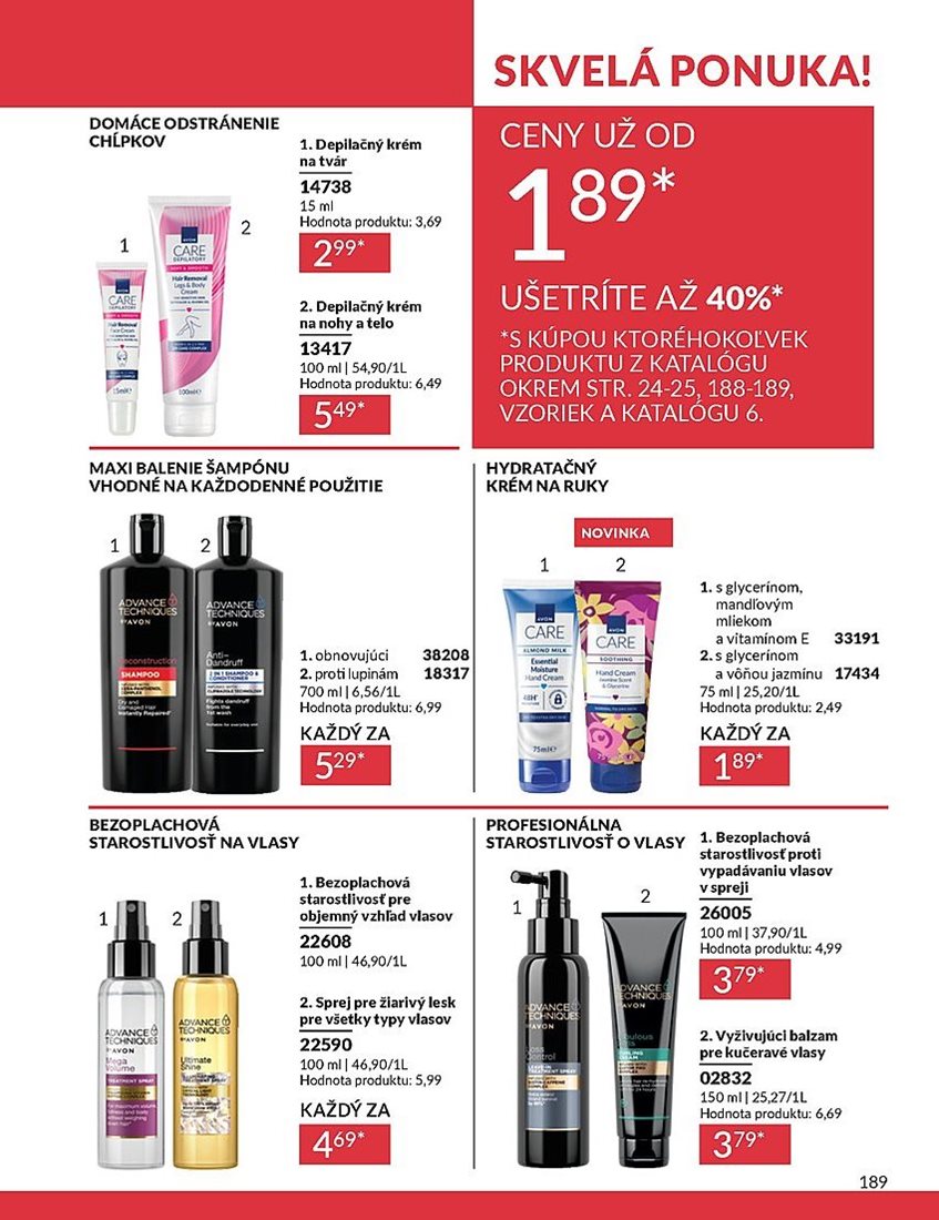 avon - Avon leták platný od 01.05. - 31.05. - page: 189 avon - Avon leták platný od 01.05. - 31.05. - page: 189
