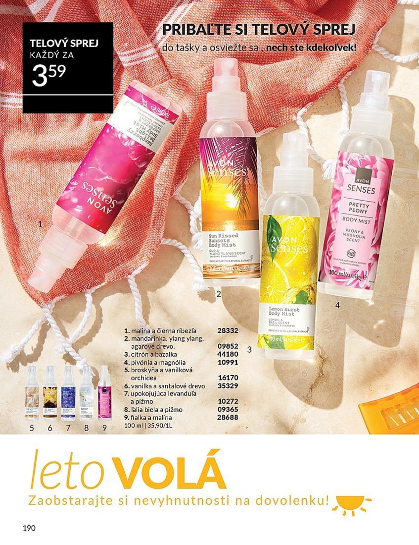 avon - Avon leták platný od 01.05. - 31.05. - page: 190 avon - Avon leták platný od 01.05. - 31.05. - page: 190