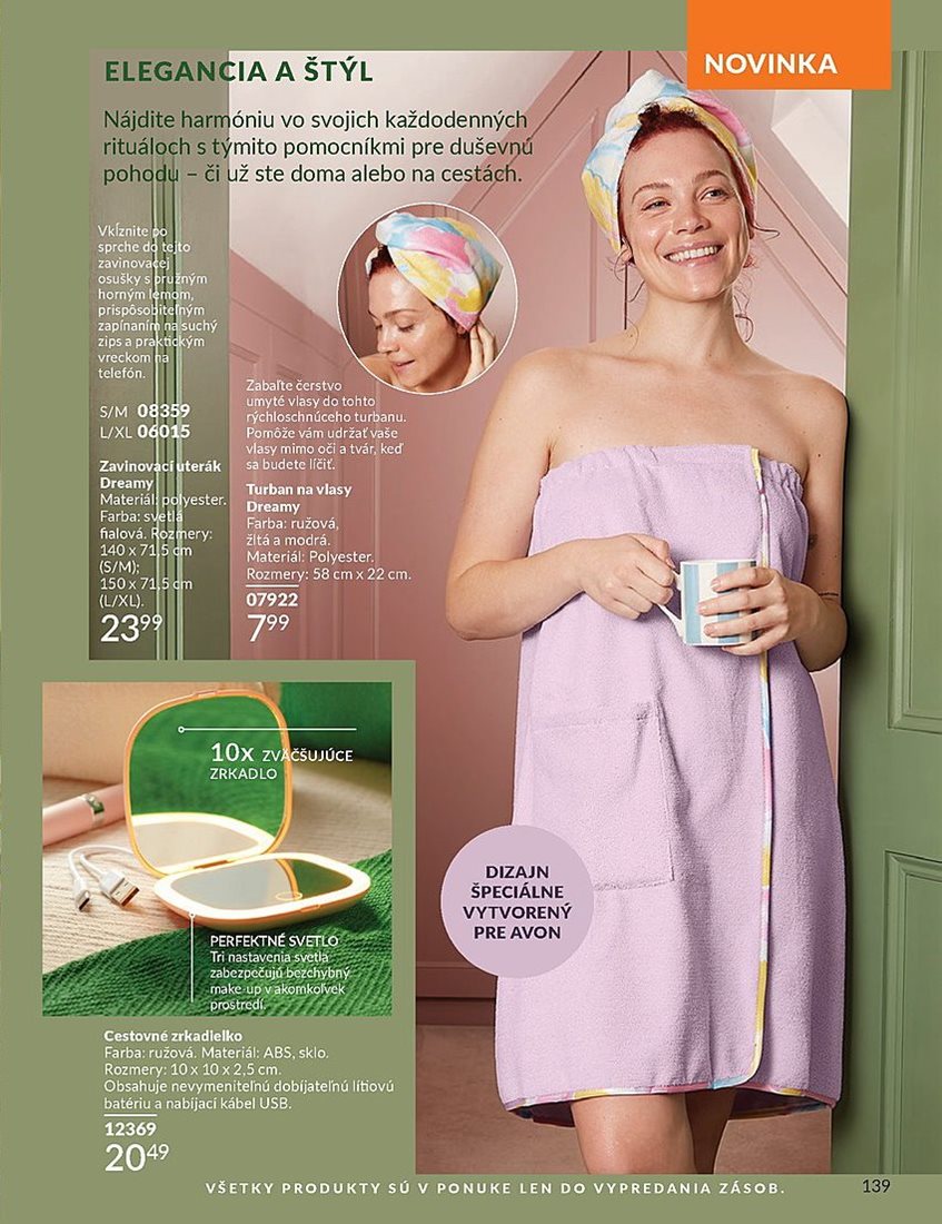 avon - Avon leták platný od 01.06. - 30.06. - page: 139
