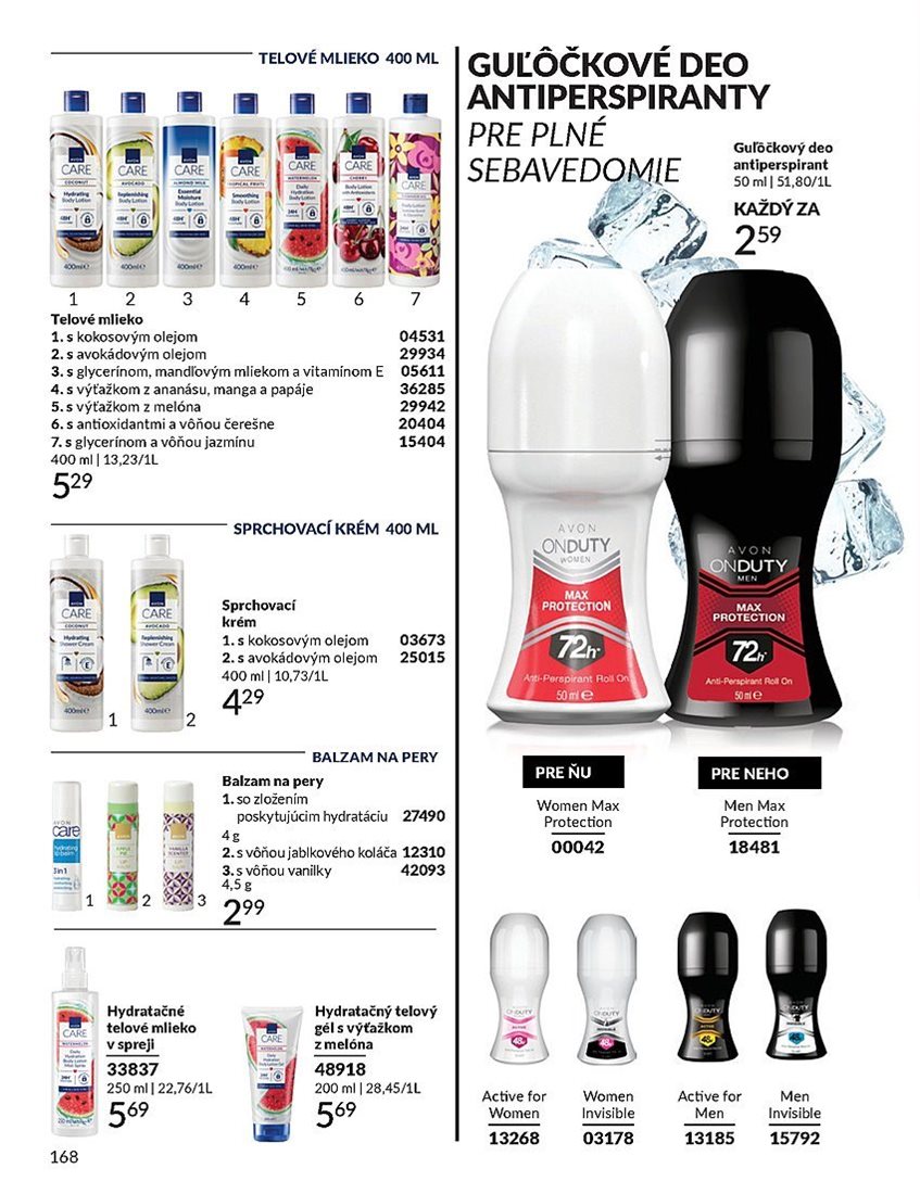 avon - Avon leták platný od 01.06. - 30.06. - page: 168