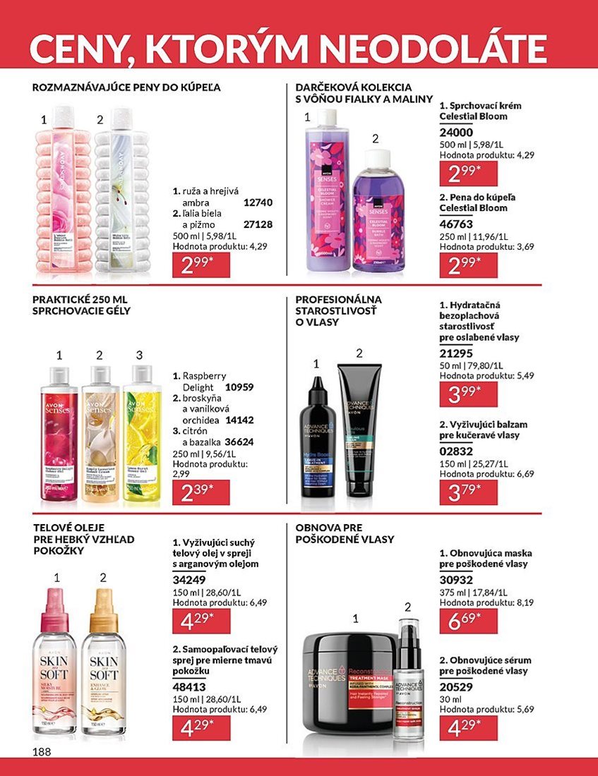 avon - Avon leták platný od 01.06. - 30.06. - page: 188