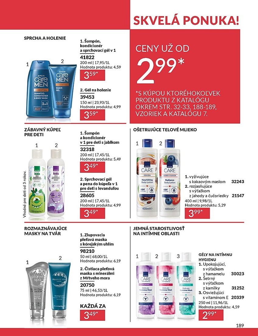 avon - Avon leták platný od 01.06. - 30.06. - page: 189