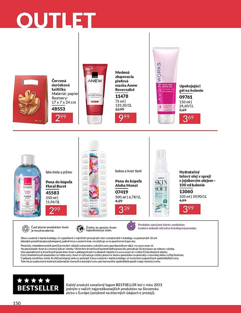 avon - Avon leták platný od 01.06. - 30.06. - page: 150
