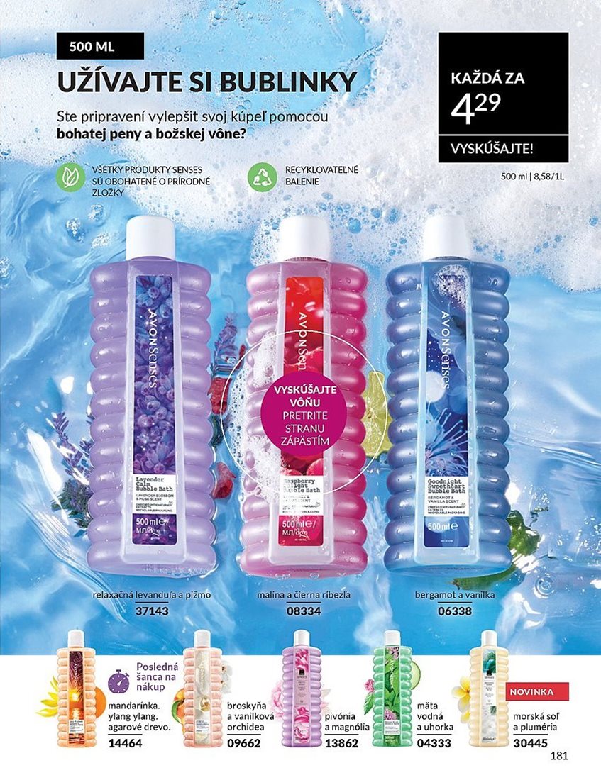 avon - Avon leták platný od 01.06. - 30.06. - page: 181