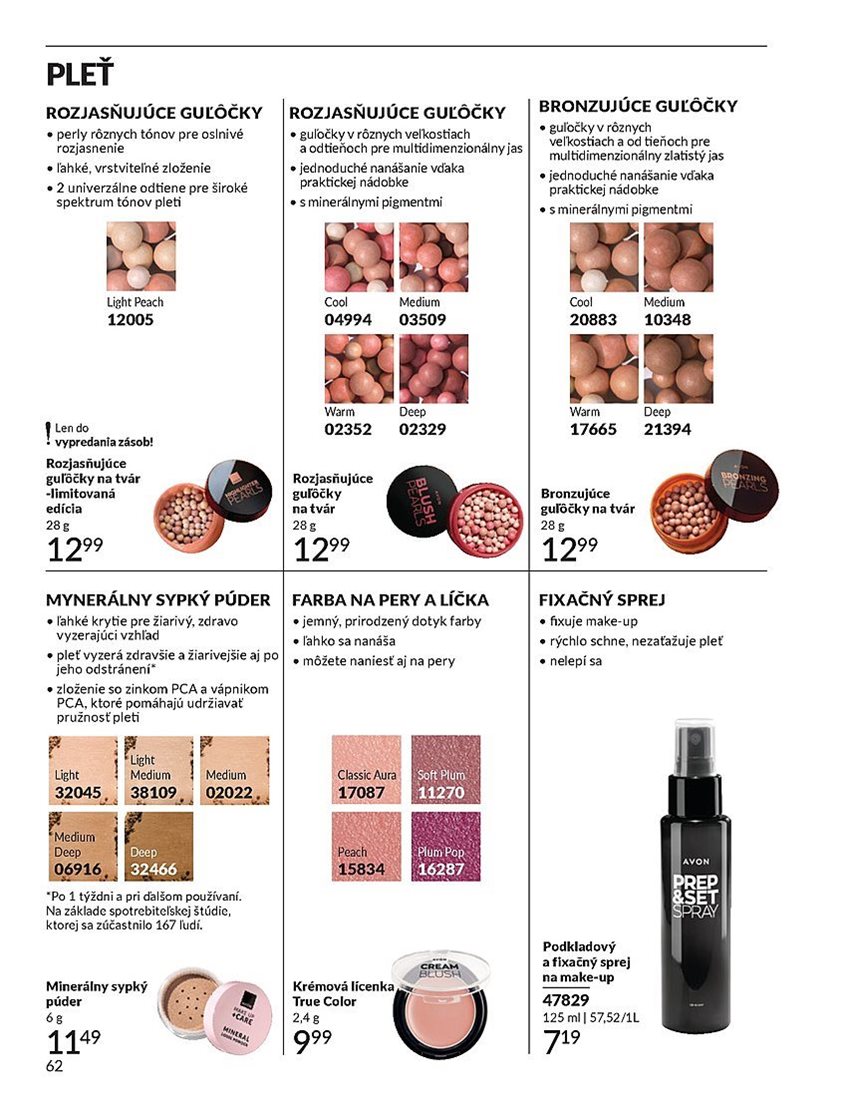 avon - Leták Avon platný od 01.07. do 31.07. - page: 62