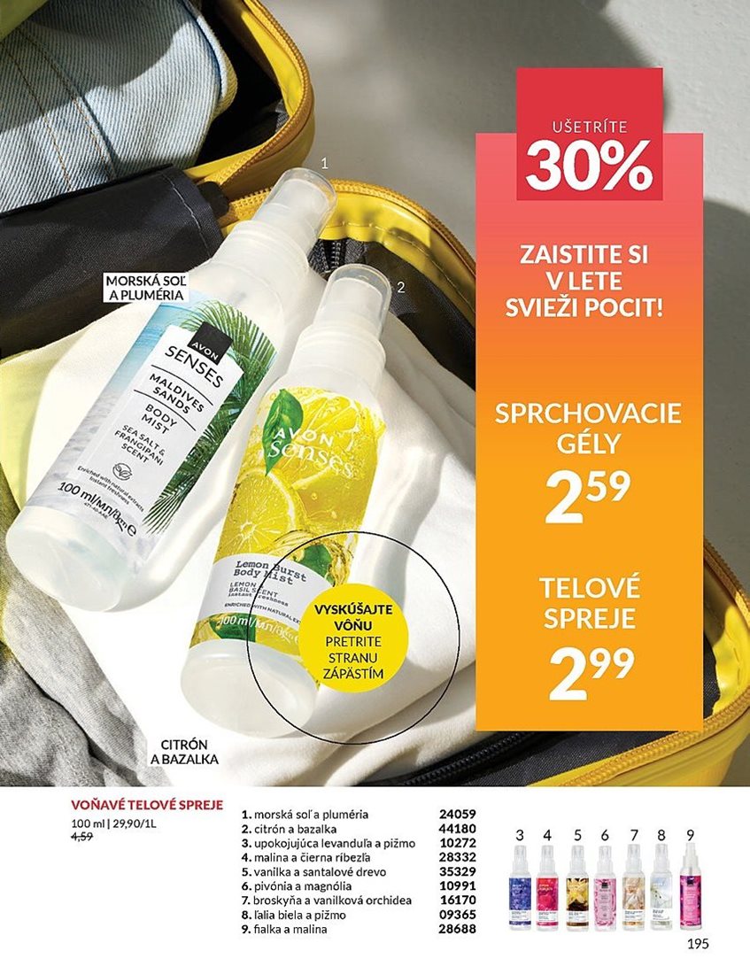 avon - Leták Avon platný od 01.07. do 31.07. - page: 195
