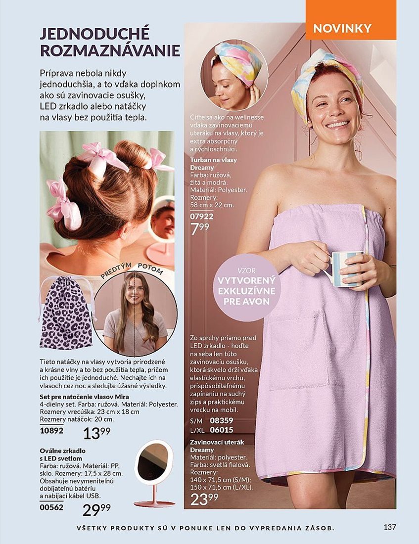 avon - Leták Avon platný od 01.07. do 31.07. - page: 137