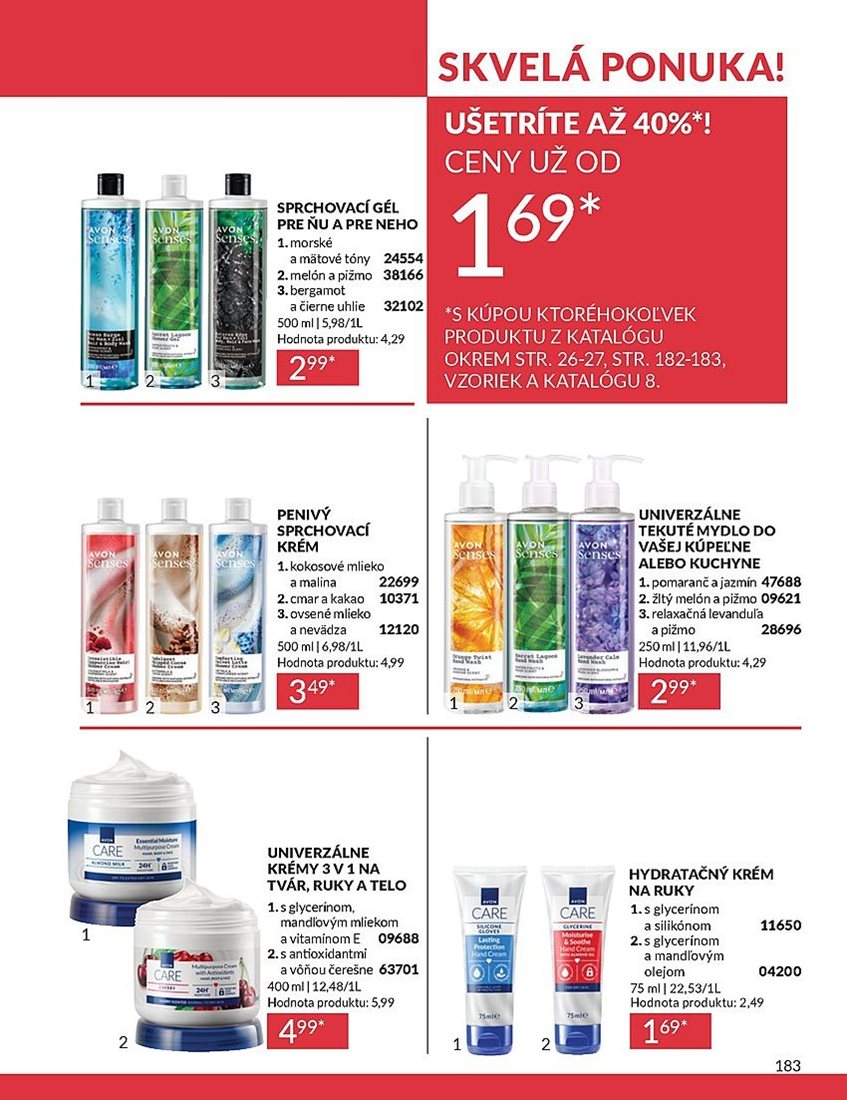 avon - Leták Avon platný od 01.07. do 31.07. - page: 183