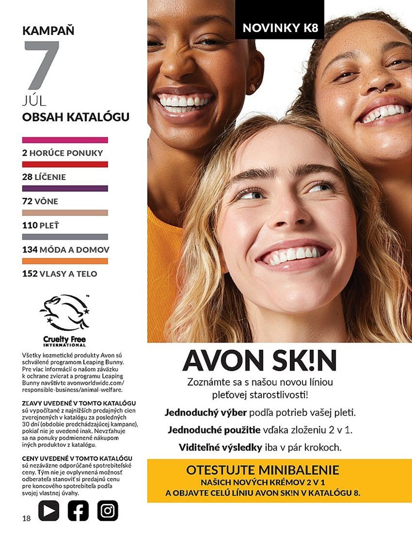 avon - Leták Avon platný od 01.07. do 31.07. - page: 18
