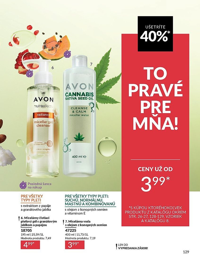 avon - Leták Avon platný od 01.07. do 31.07. - page: 129