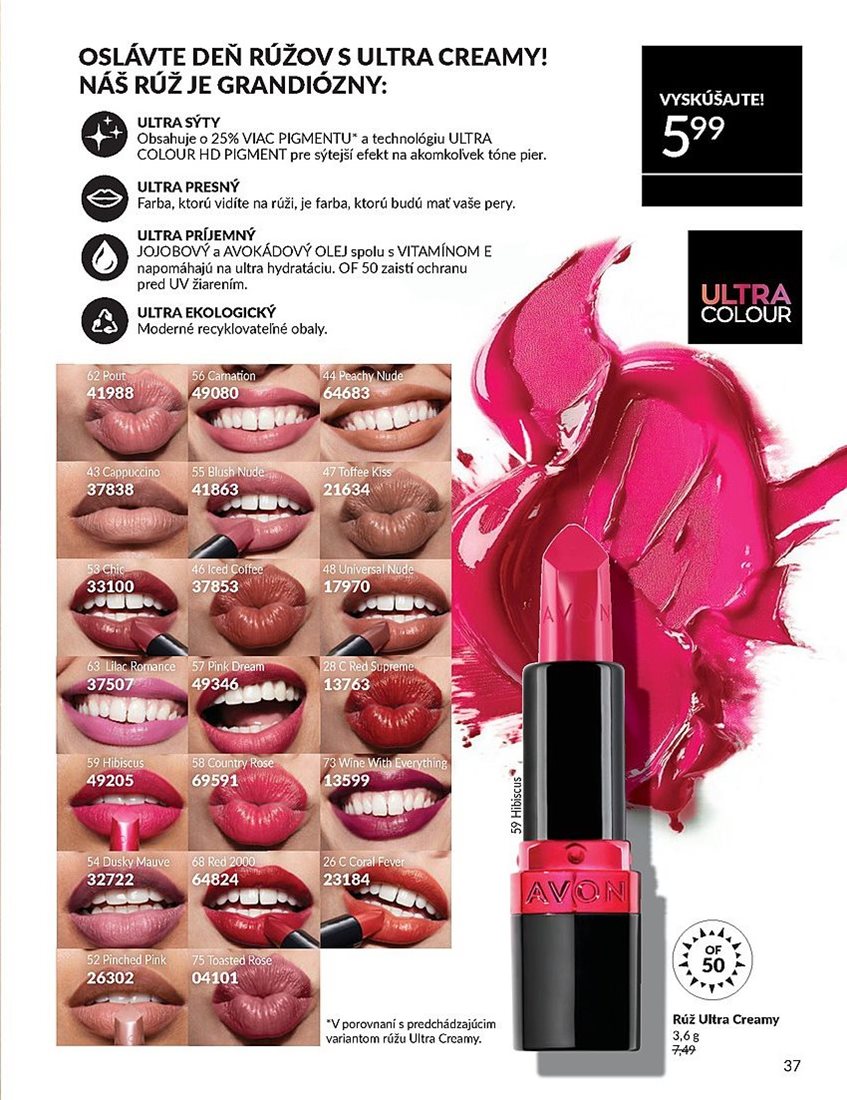 avon - Leták Avon platný od 01.07. do 31.07. - page: 37