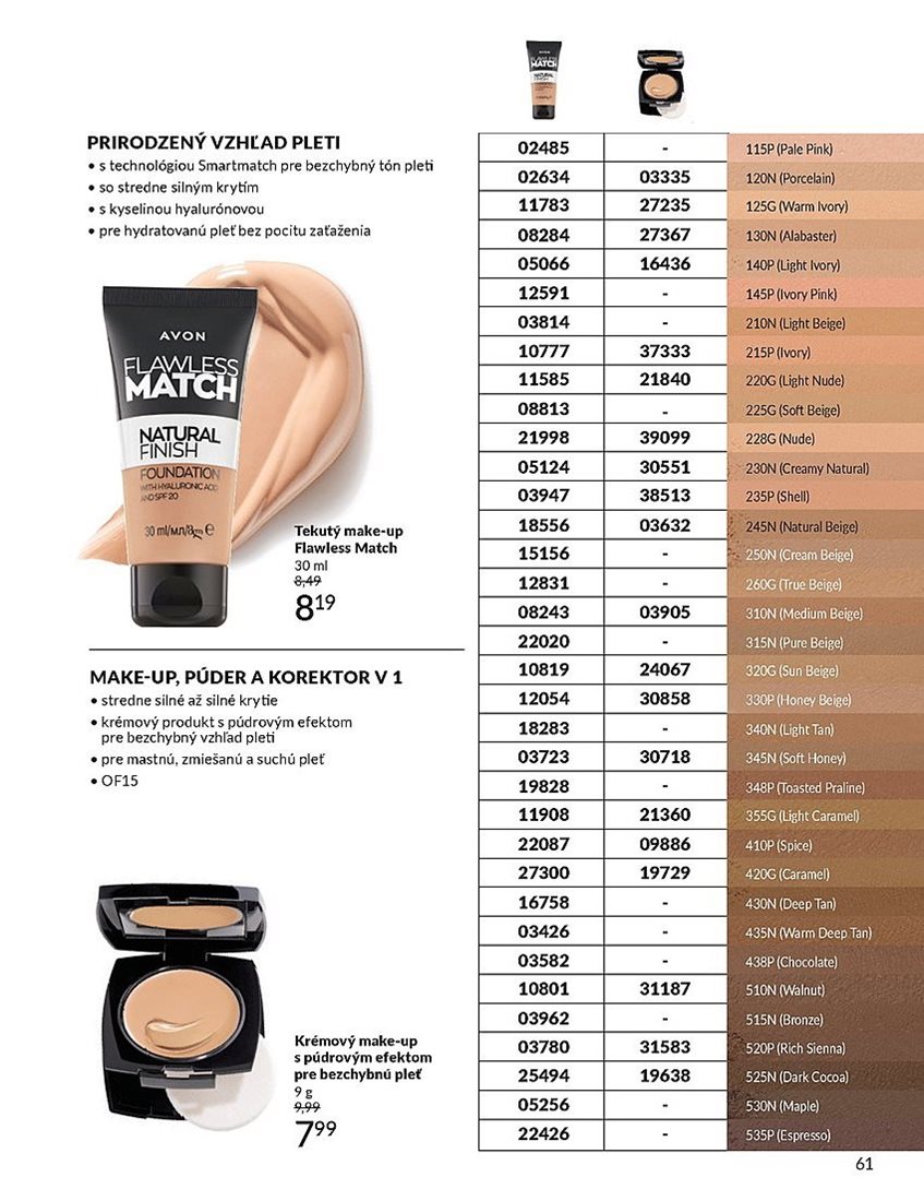 avon - Leták Avon platný od 01.07. do 31.07. - page: 61