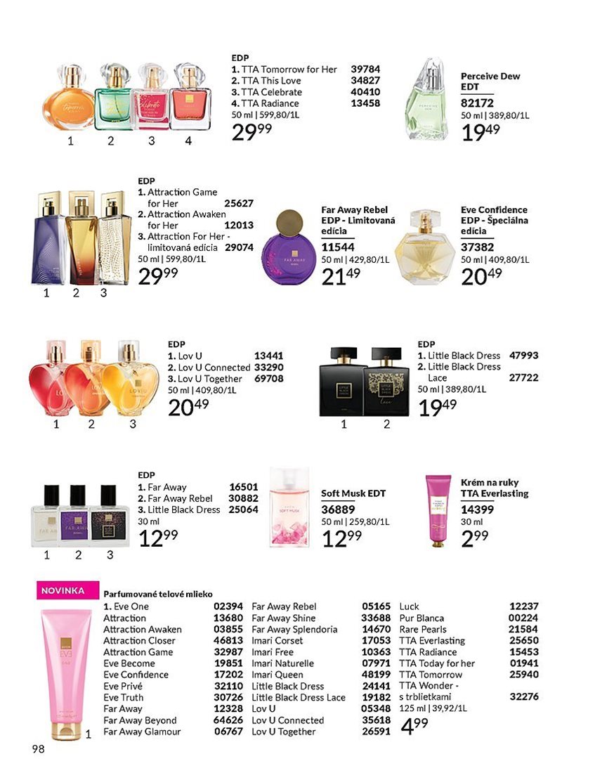 avon - Leták Avon platný od 01.07. do 31.07. - page: 98