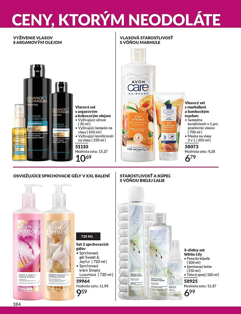 avon - Leták Avon platný od 01.07. do 31.07. - page: 184