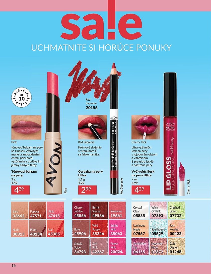 avon - Leták Avon platný od 01.07. do 31.07. - page: 16