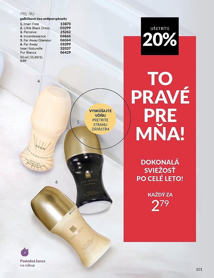 avon - Leták Avon platný od 01.07. do 31.07. - page: 101