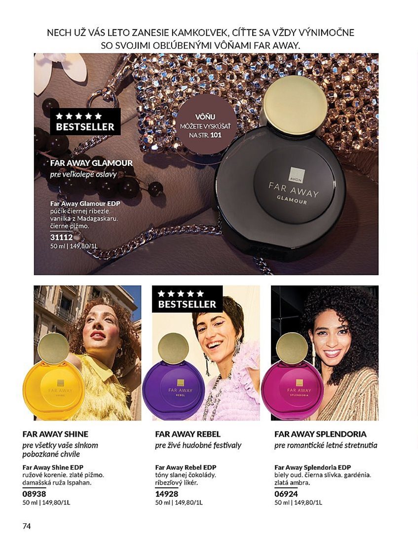 avon - Leták Avon platný od 01.07. do 31.07. - page: 74