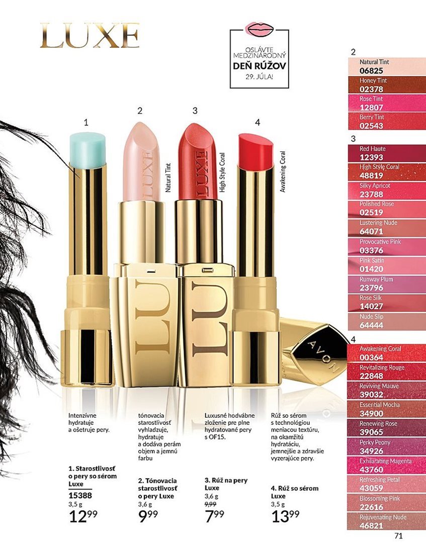 avon - Leták Avon platný od 01.07. do 31.07. - page: 71