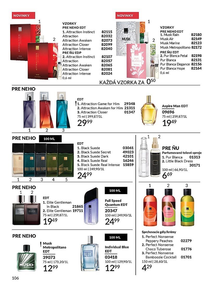 avon - Leták Avon platný od 01.08. do 31.08. - page: 106