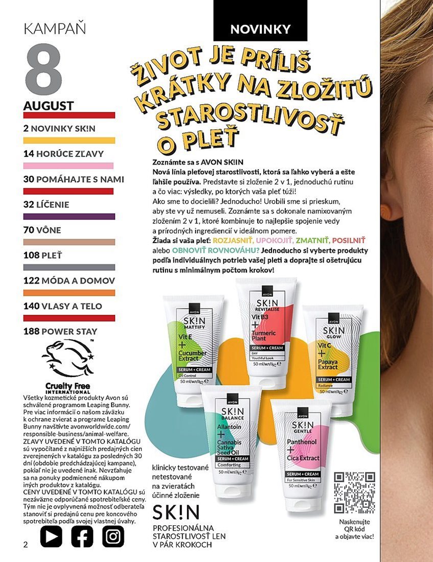 avon - Leták Avon platný od 01.08. do 31.08. - page: 2