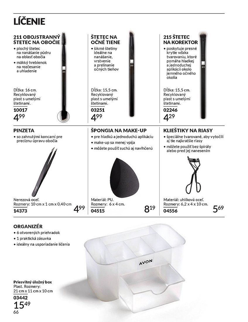 avon - Leták Avon platný od 01.08. do 31.08. - page: 66