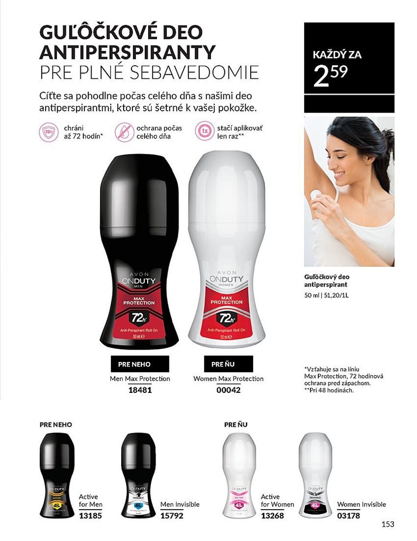 avon - Leták Avon platný od 01.08. do 31.08. - page: 153