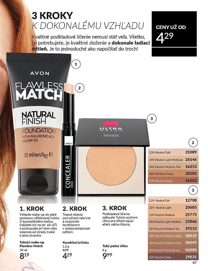 avon - Leták Avon platný od 01.08. do 31.08. - page: 47