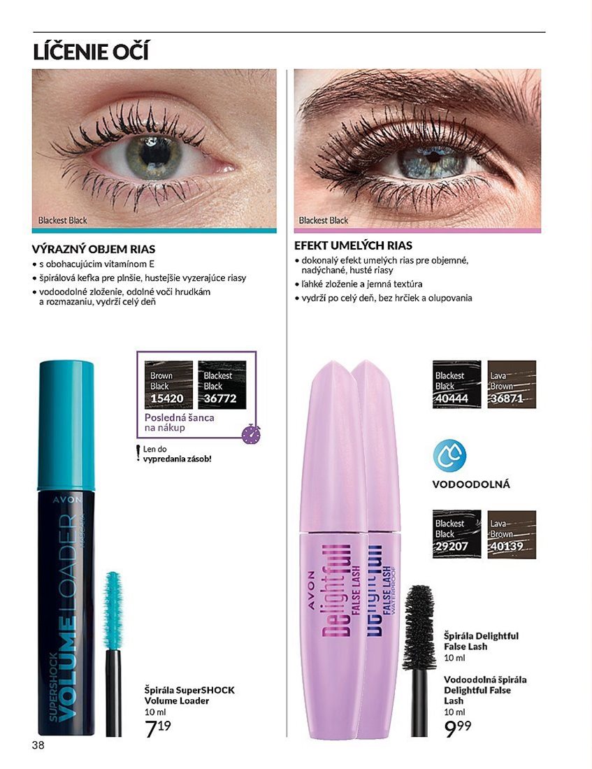 avon - Leták Avon platný od 01.08. do 31.08. - page: 38