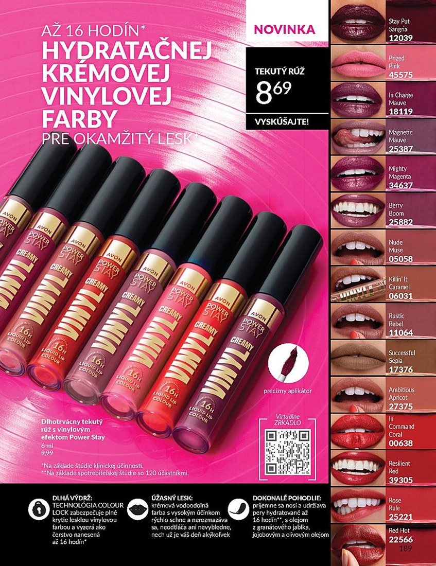 avon - Leták Avon platný od 01.08. do 31.08. - page: 189