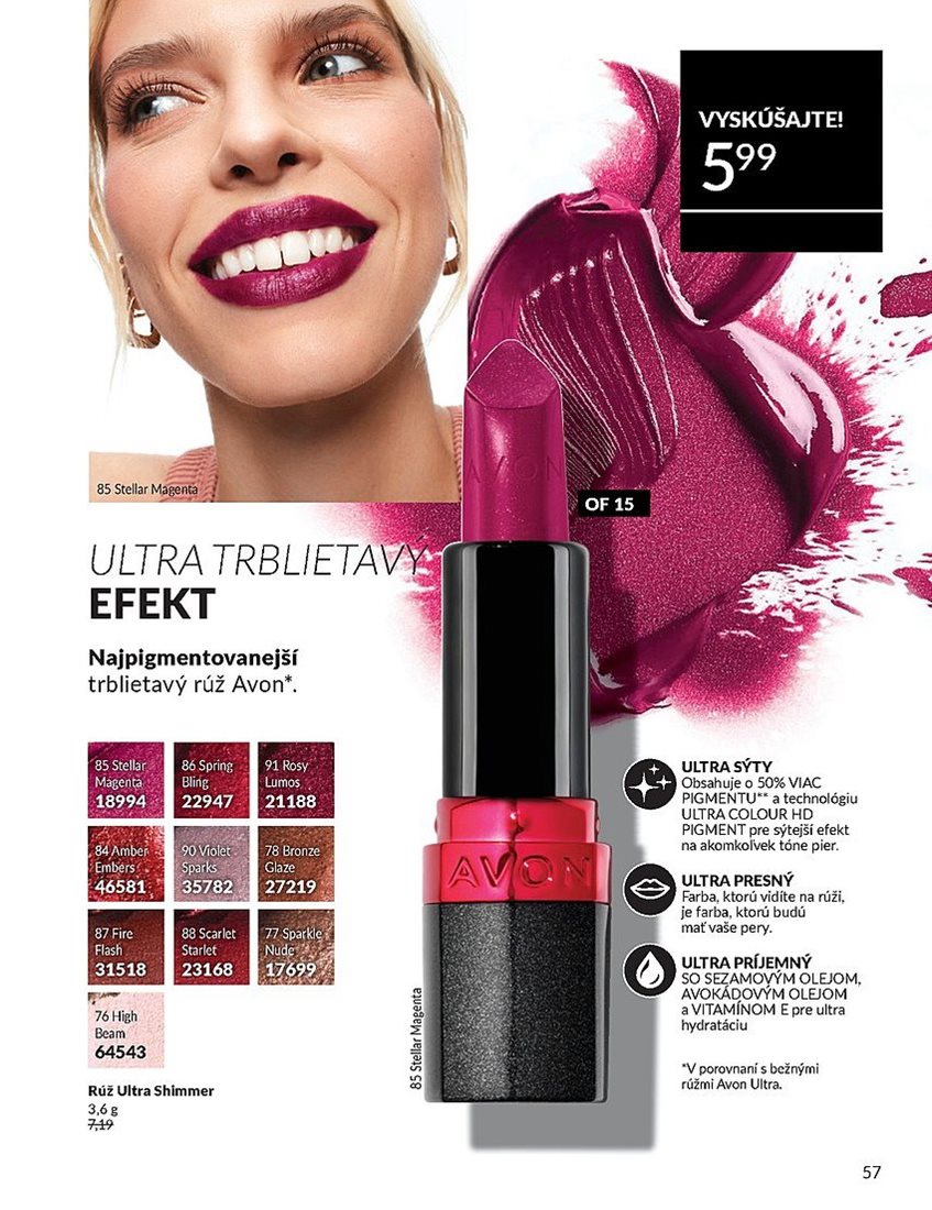 avon - Leták Avon platný od 01.08. do 31.08. - page: 57
